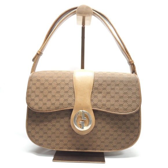 100% authentic vintage Vintage GUCCI Micro GG Supreme Shoulder Hand Bag - Picture 2 of 15